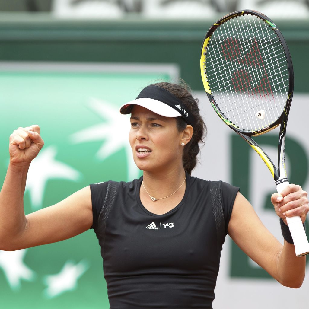 Ana Ivanović 2015 beim French Open Grand Slam Tennis-Turnier