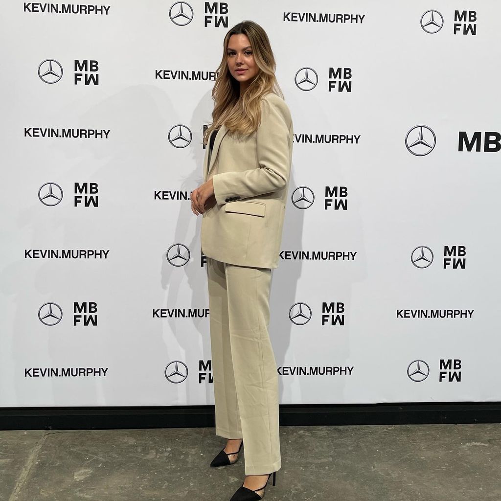 Ana Martinović auf der Fashion Week