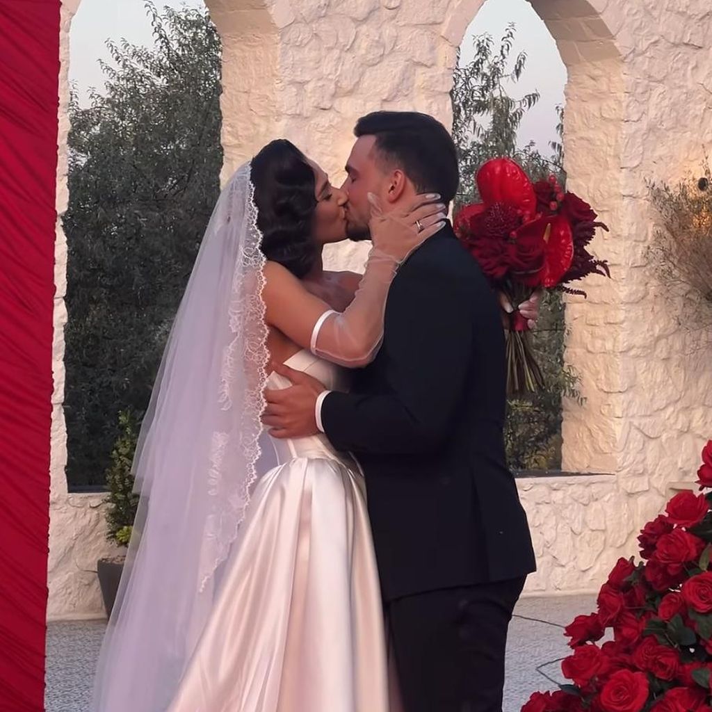 Anastasia und Sergiu Maruster bei ihrer Hochzeit im September 2025