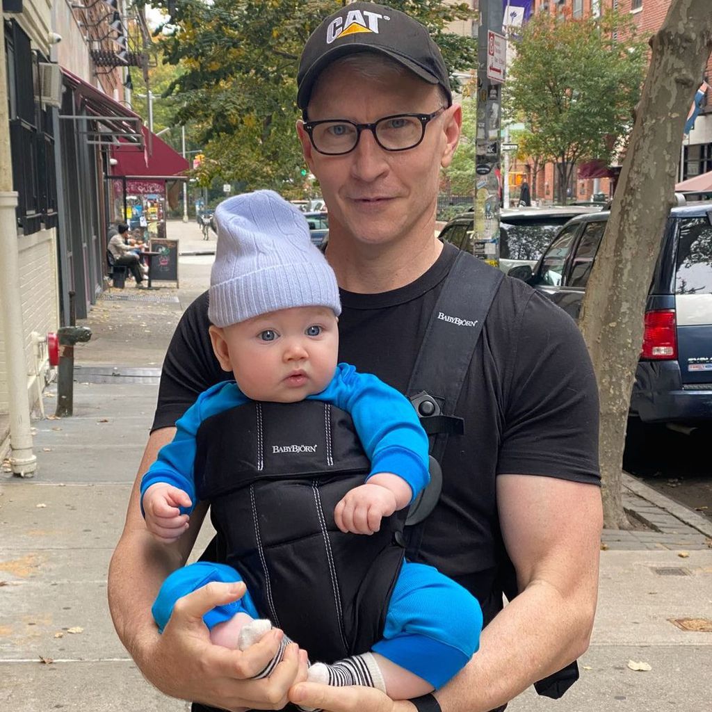 Anderson Cooper mit seinem Sohn Wyatt