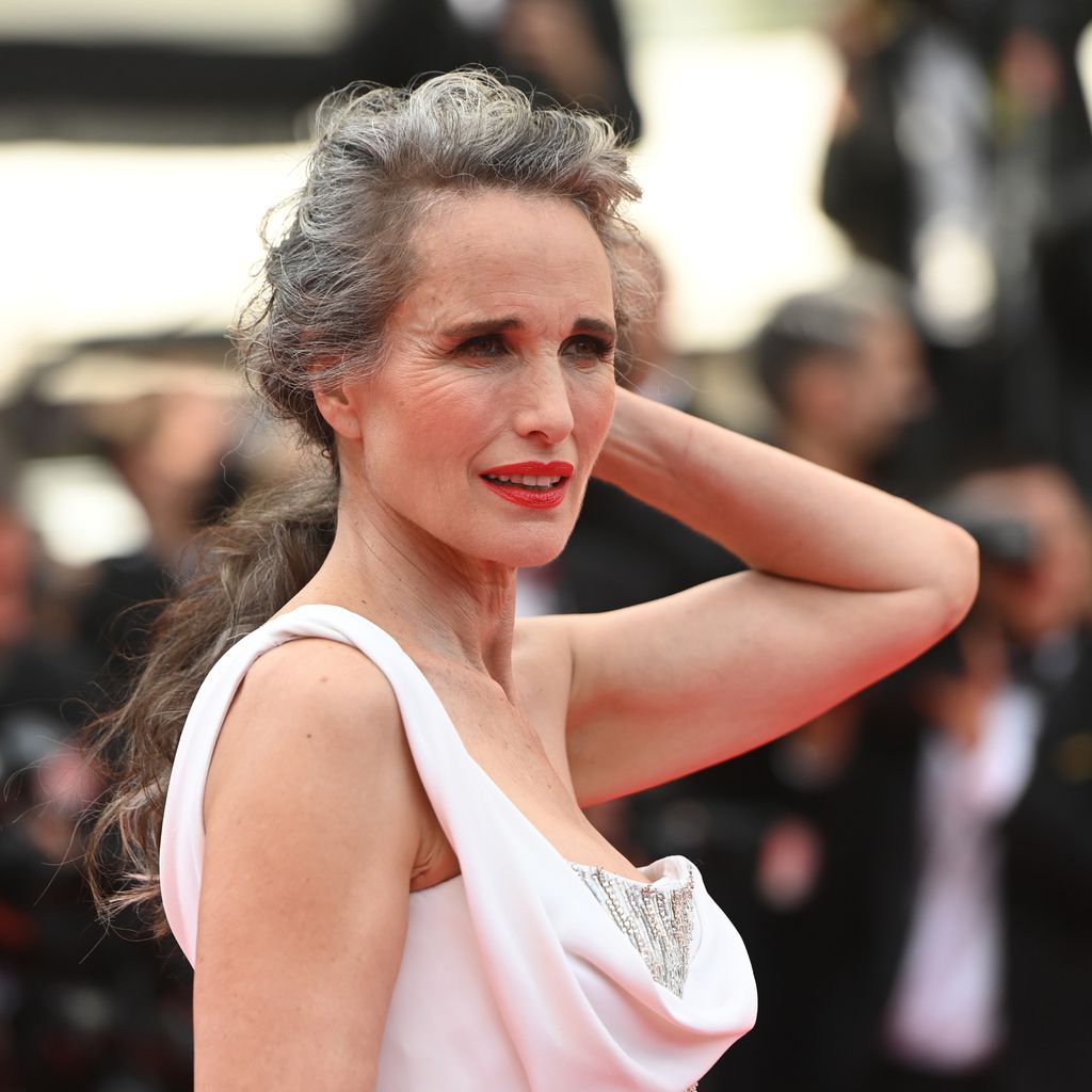 Andie MacDowell beim Filmfestival in Cannes, Juli 2021