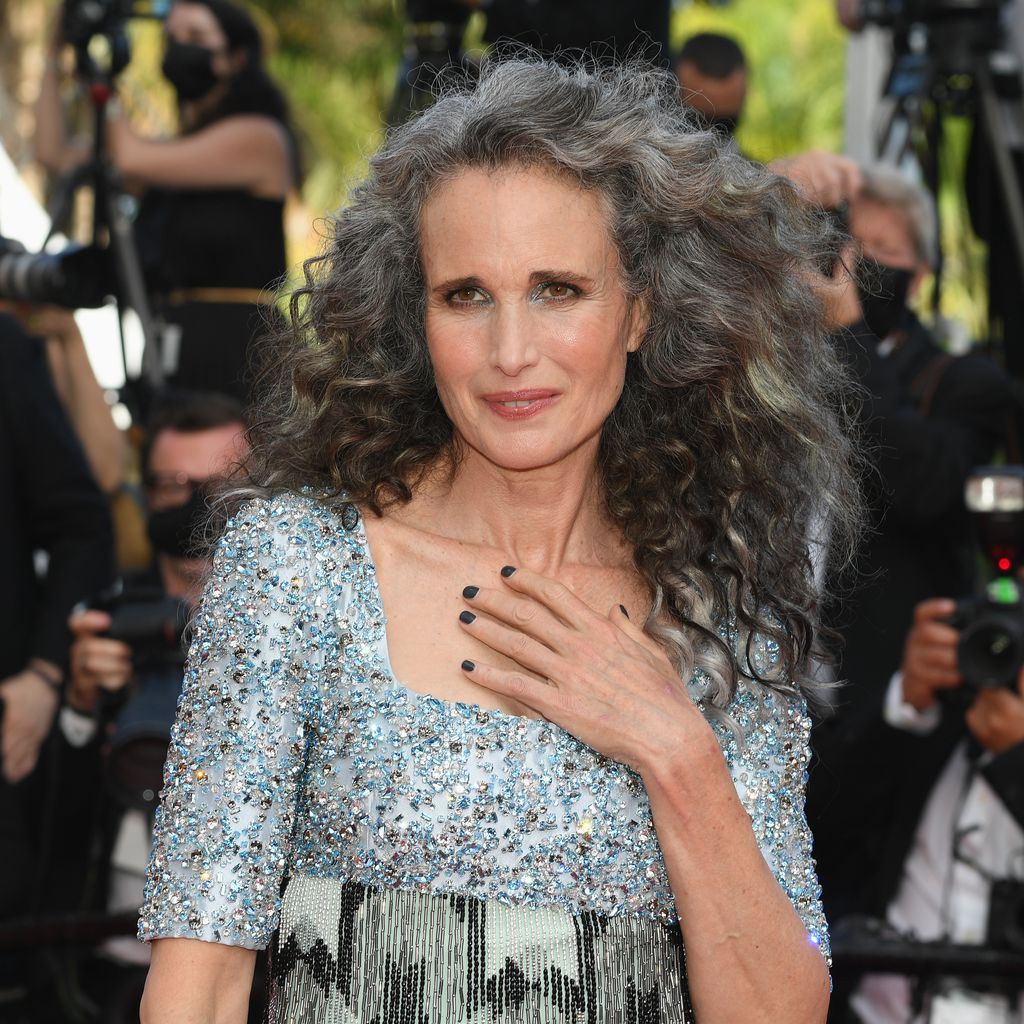 Andie MacDowell in Cannes, Juli 2021