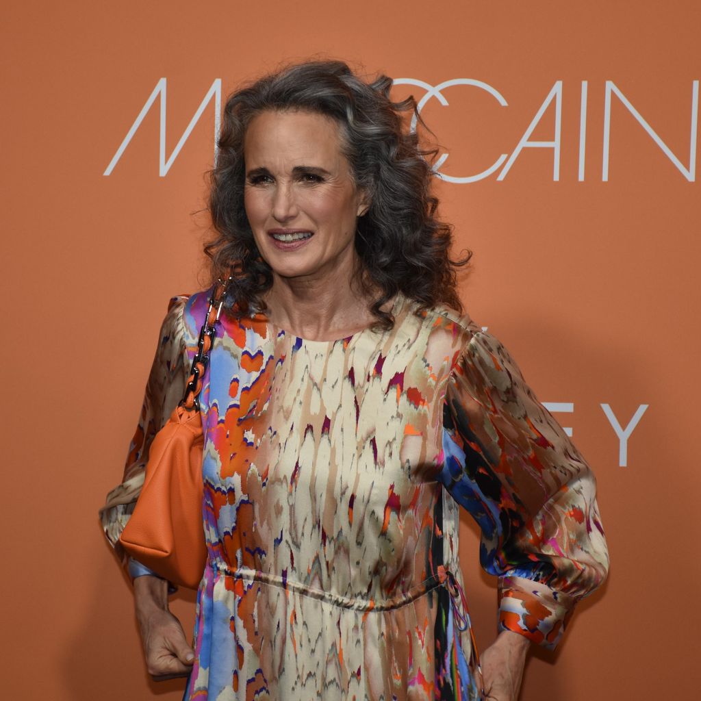 Andie MacDowell auf der Berlin Fashion Week, Januar 2023