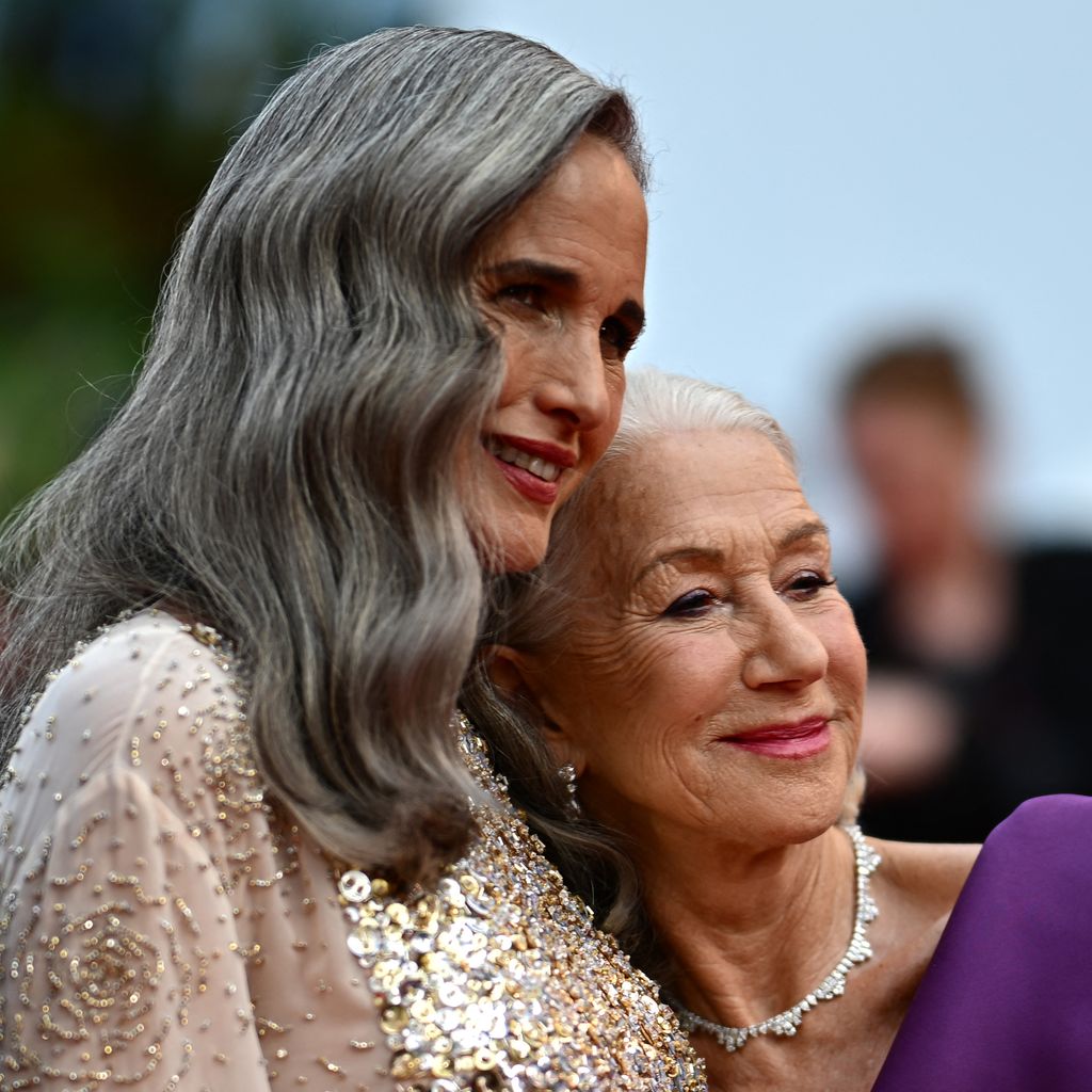 Andie MacDowell und Helen Mirren beim Filmfestival von Cannes 2024