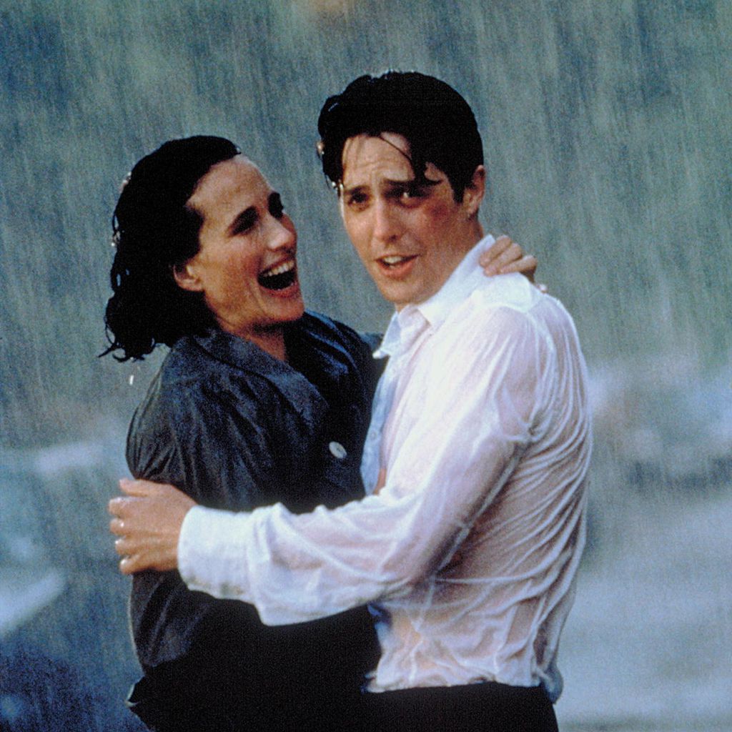 Andie MacDowell und Hugh Grant in "Vier Hochzeiten und ein Todesfall"