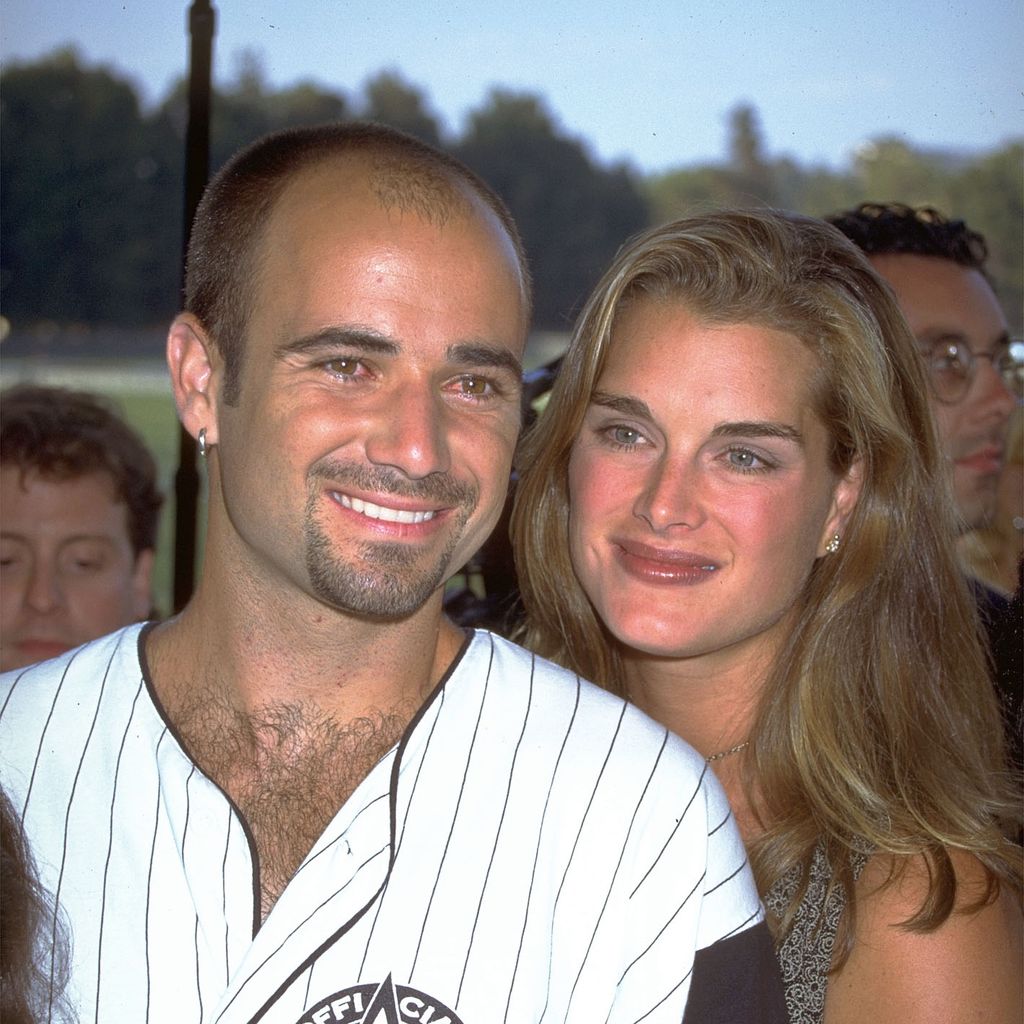 Andre Agassi und Brooke Shields 1997