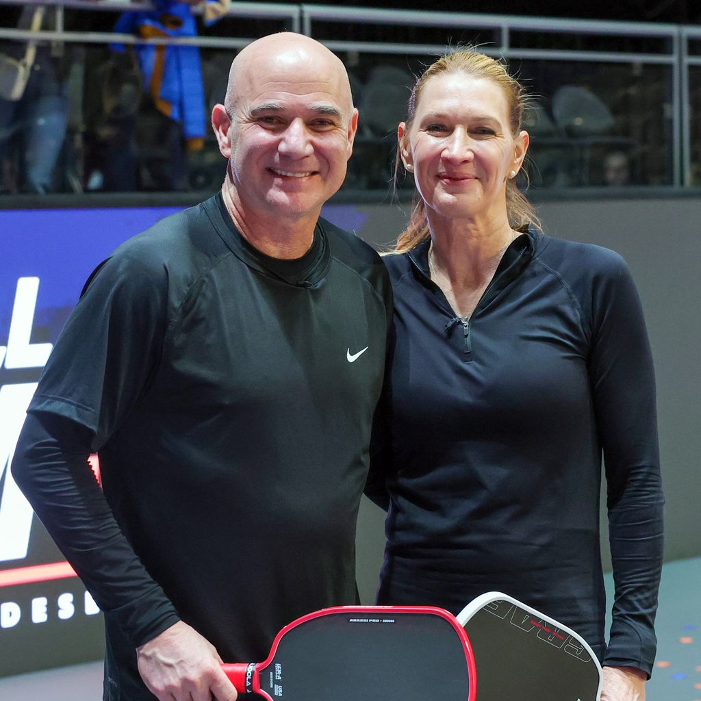 Andre Agassi und Steffi Graf, Februar 2025
