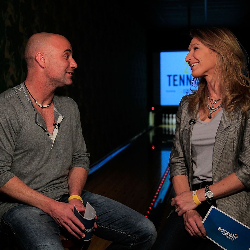 Andre Agassi und Steffi Graf