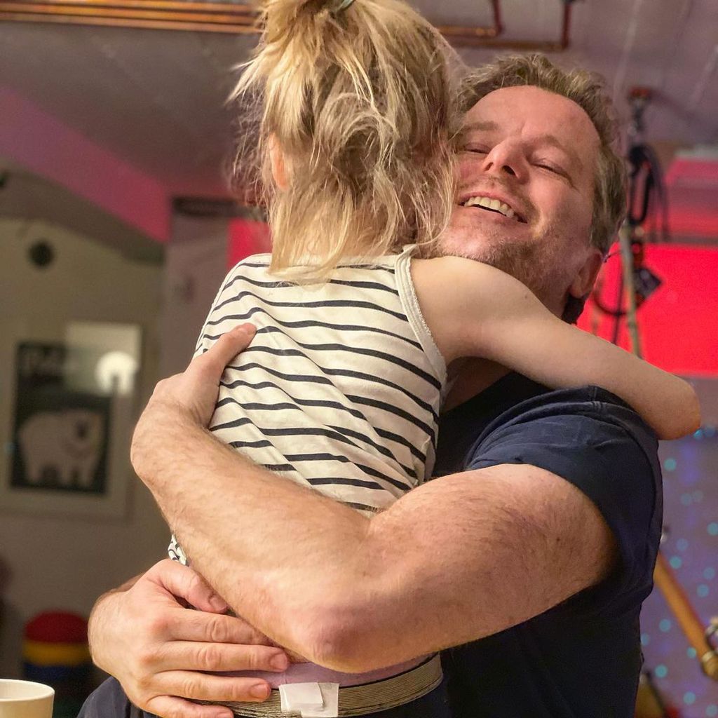 André Dietz und seine Tochter