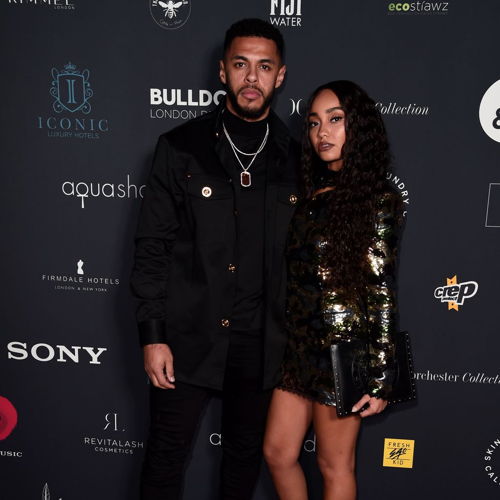 Andre Gray und Leigh-Anne Pinnock, Februar 2019
