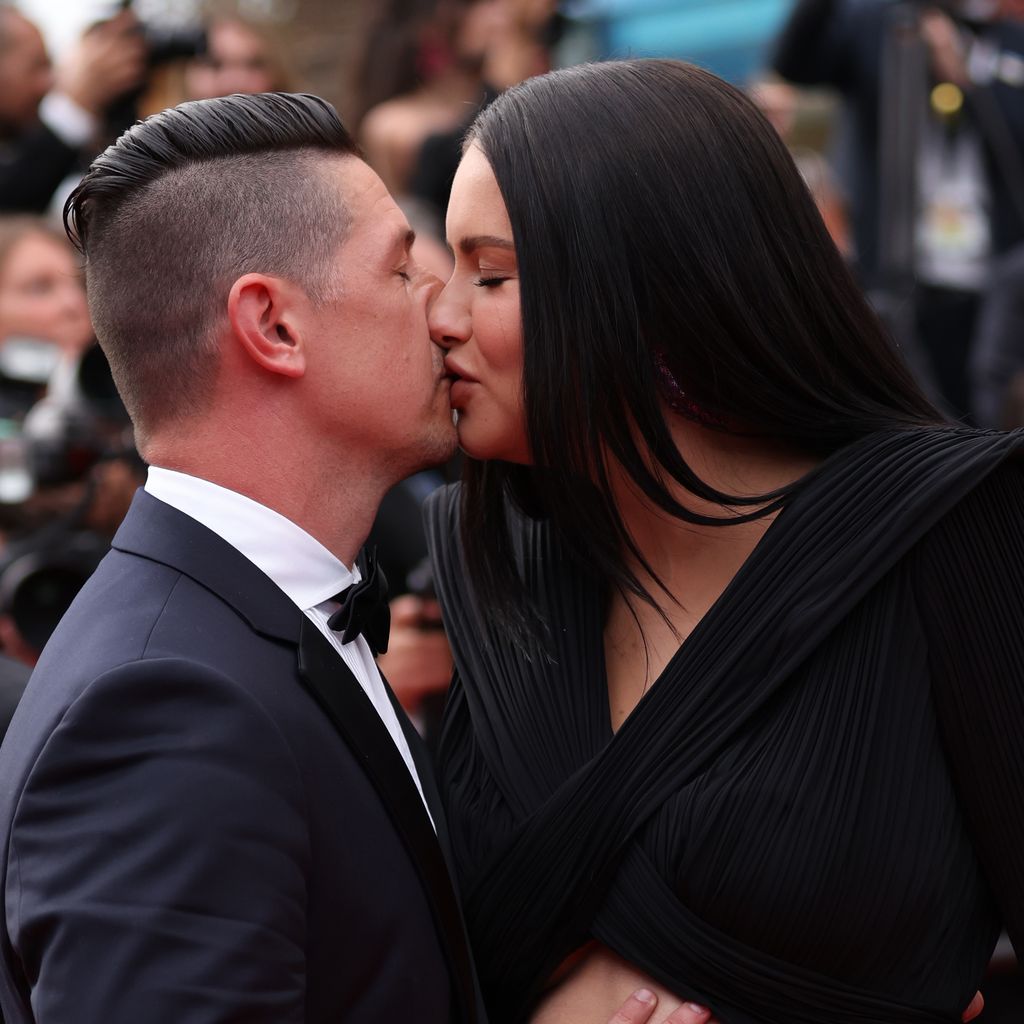 Andre Lemmers und Adriana Lima auf dem Filmfestival in Cannes, Mai 2022