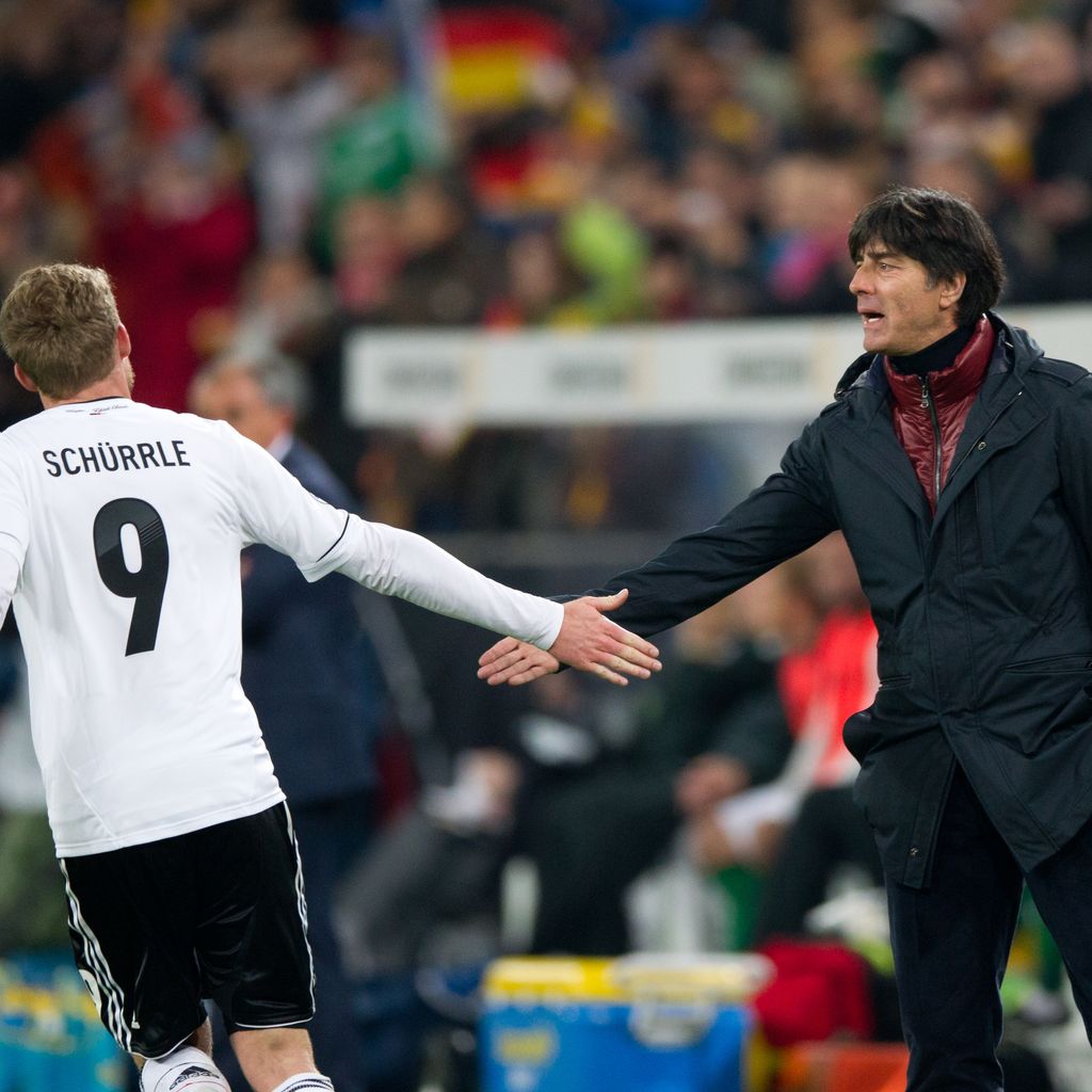 André Schürrle und Joachim Löw bei der WM-Qualifikation 2013