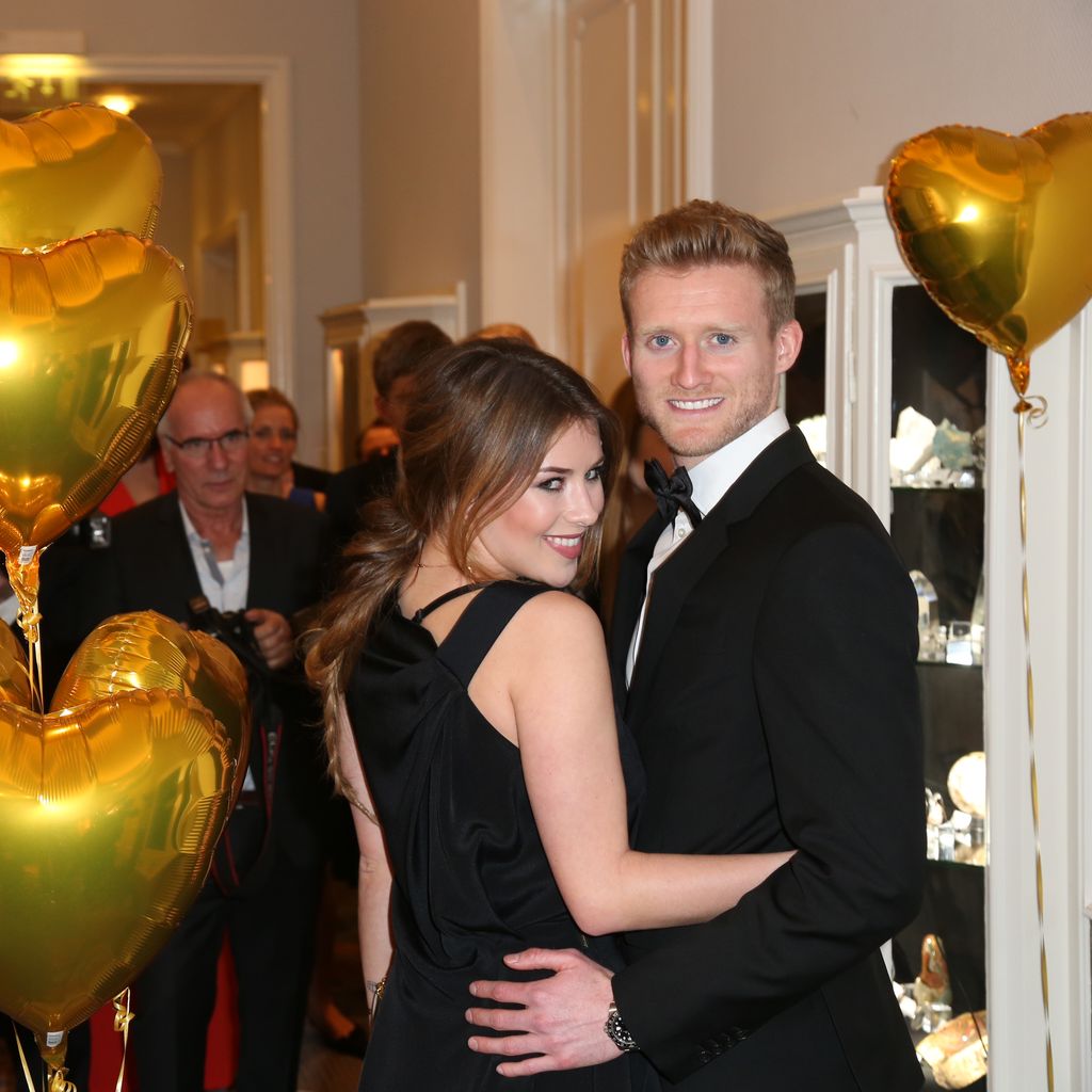 André Schürrle und Montana Yorke 2015 in Hamburg