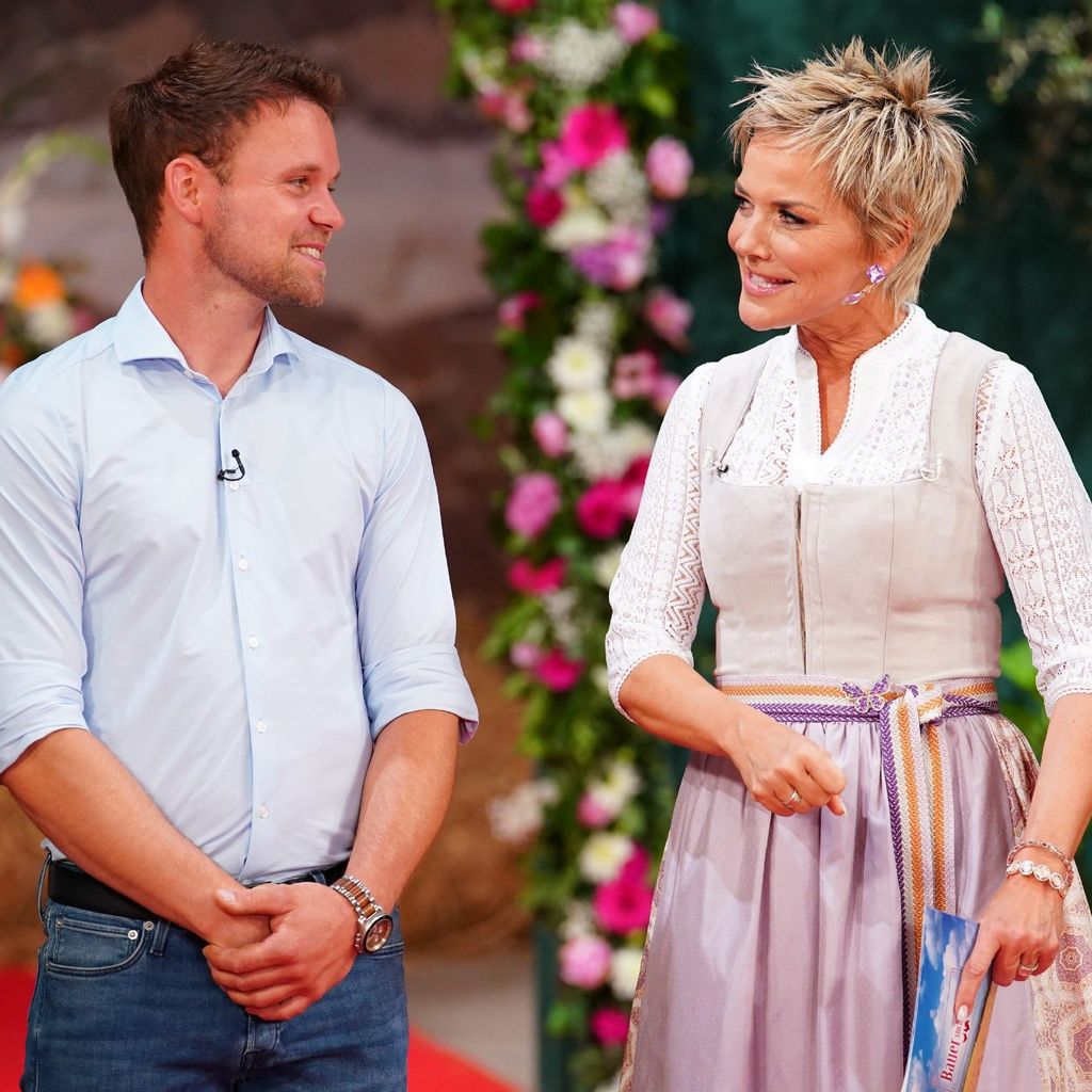 André und Inka beim "Bauer sucht Frau"-Scheunenfest