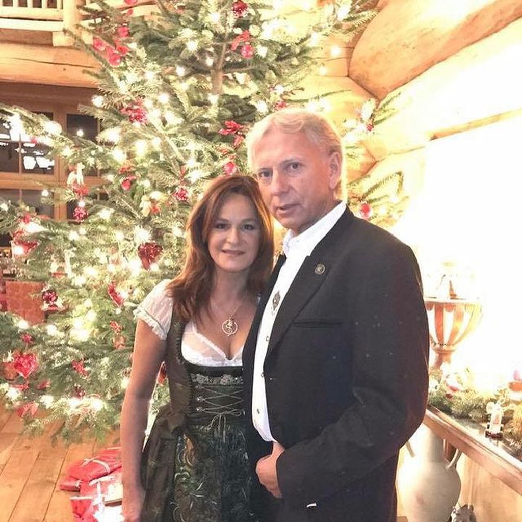 Andrea Berg mit ihrem Mann Ulrich Ferber an Weihnachten 2016