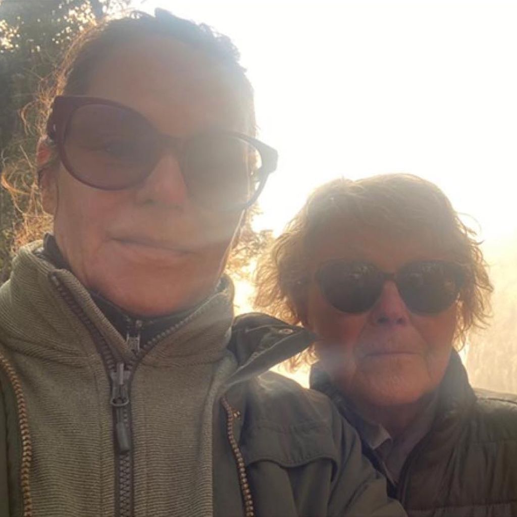 Andrea Berg und ihre Mutter Helga im August 2022 in Botswana