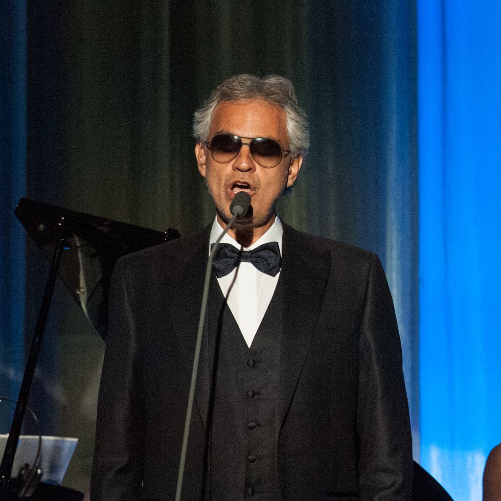Andrea Bocelli 2016 bei einem Auftritt in New York