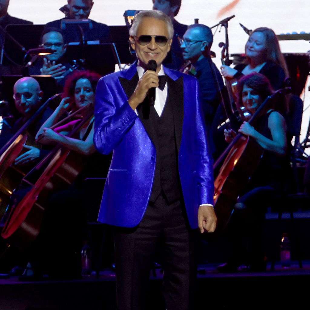 Sänger Andrea Bocelli, November 2023