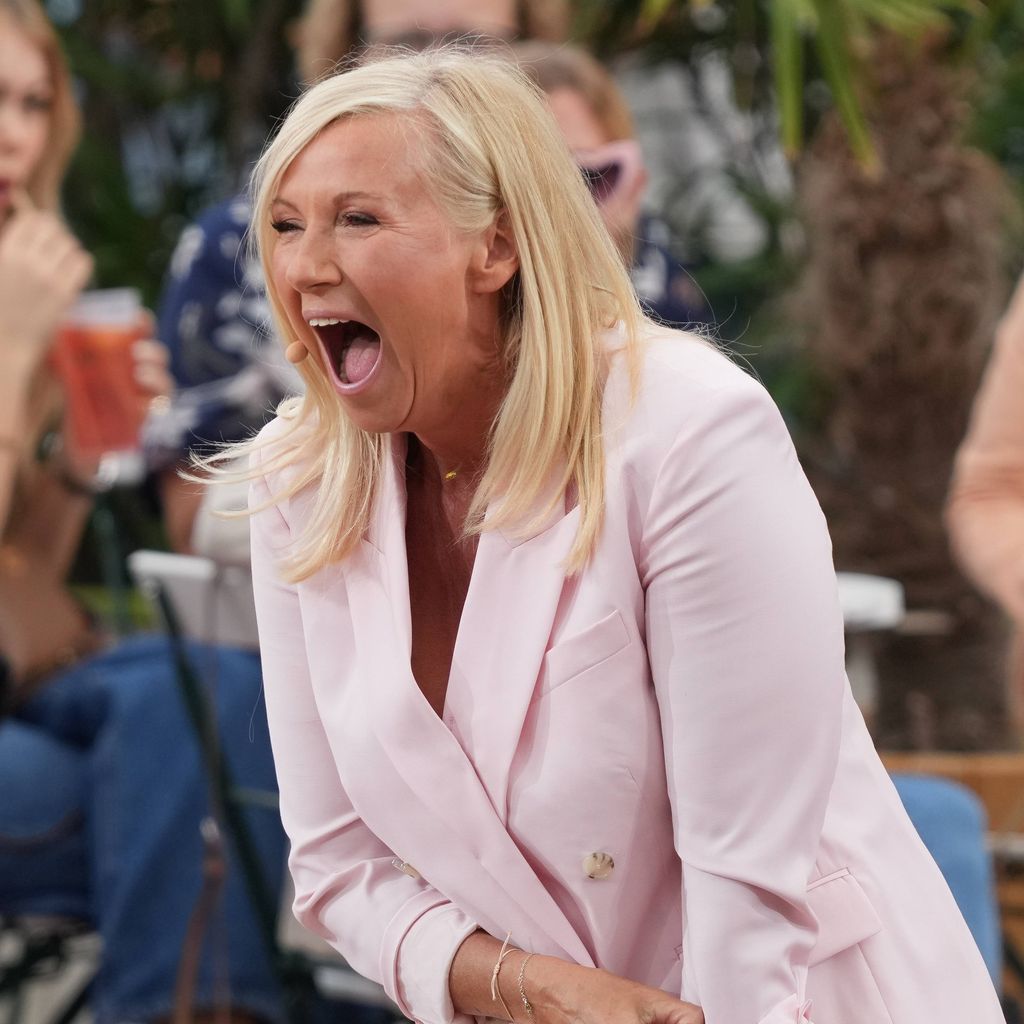 Andrea Kiewel beim "ZDF-Fernsehgarten"