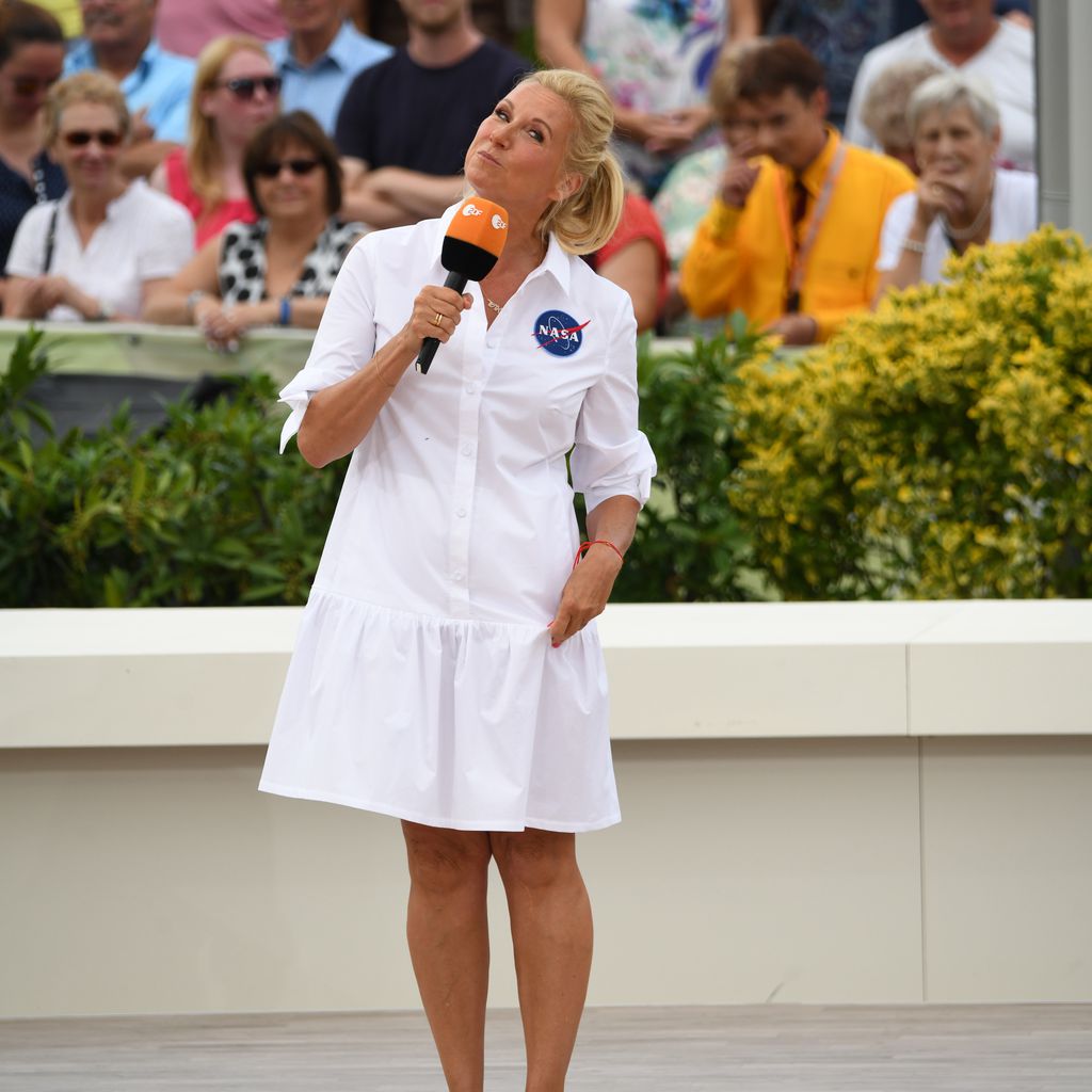 Andrea Kiewel im "ZDF-Fernsehgarten"