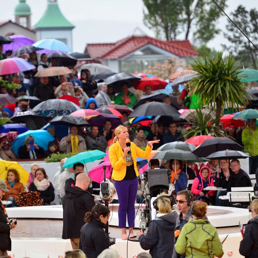 Andrea Kiewel in Mainz, Mai 2014