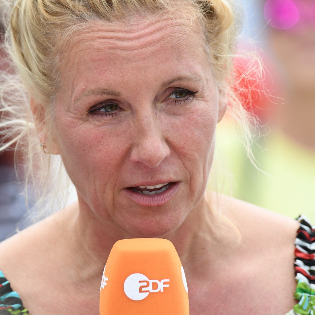 Andrea Kiewel beim "ZDF Fernsehgarten"