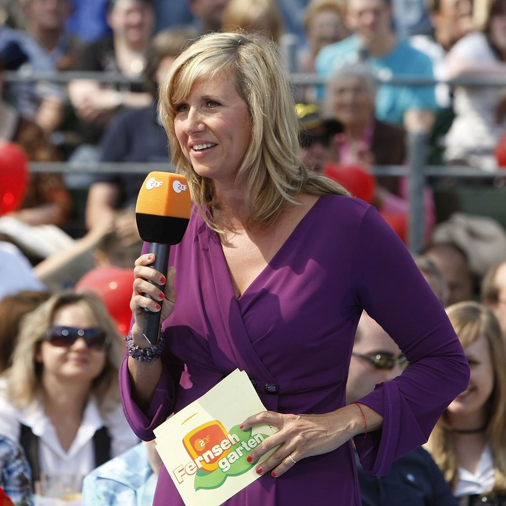 Andrea Kiewel, "ZDF-Fernsehgarten"-Moderatorin, Mai 2009