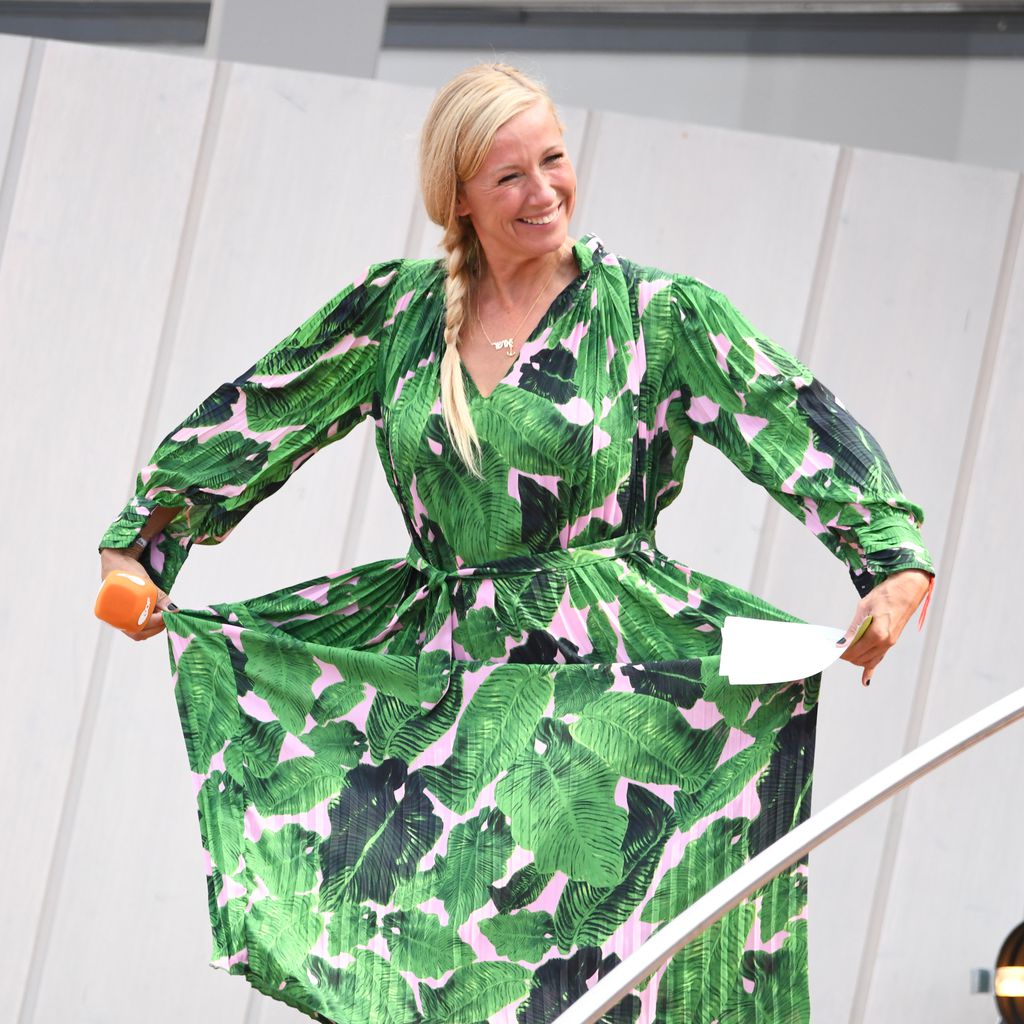 Andrea Kiewel beim "ZDF-Fernsehgarten"