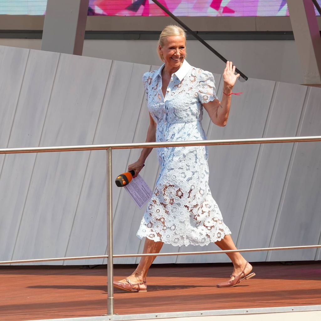 Andrea "Kiwi" Kiewel moderiert den ZDF-Fernsehgarten, Mai 2026