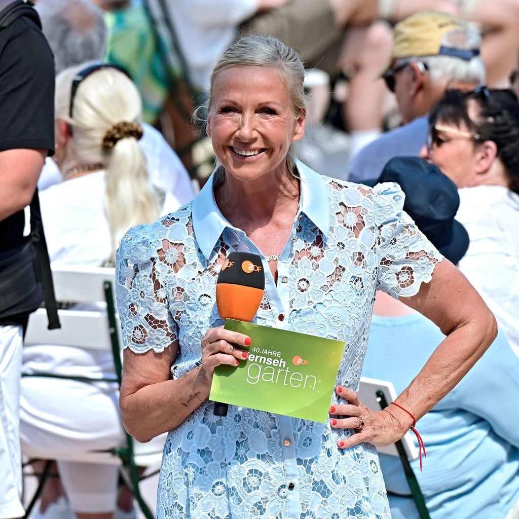 Andrea Kiwi Kiewel im ZDF-Fernsehgarten in Mainz, Mai 2026