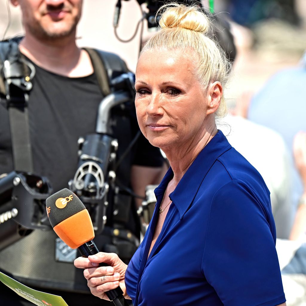 Andrea Kiwi Kiewel bei der ZDF-Show Fernsehgarten in Mainz, Juni 2026
