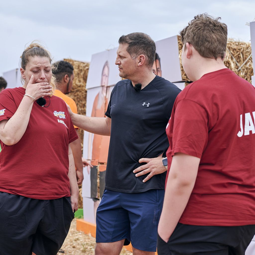 Andrea, Ramin Abtin und Jan bei "The Biggest Loser – Family Power Couples"
