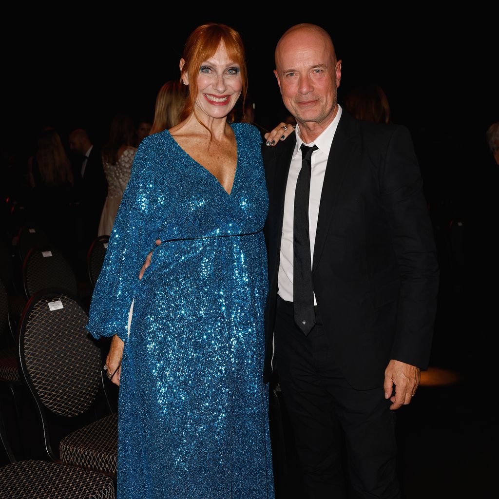 Andrea Sawatzki mit ihrem Mann Christian Berkel, Oktober 2021