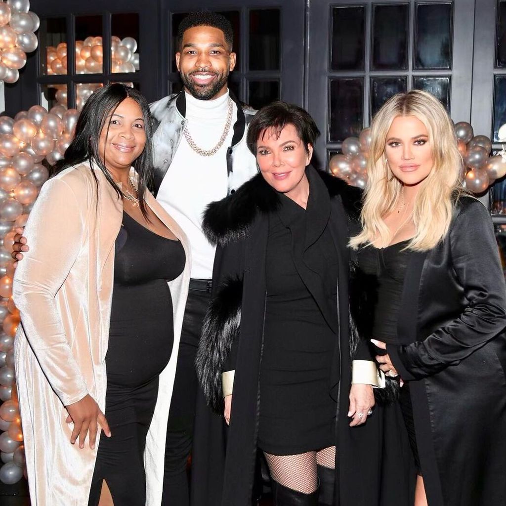 Andrea, Tristan Thompson, Kris Jenner und Khloé Kardashian