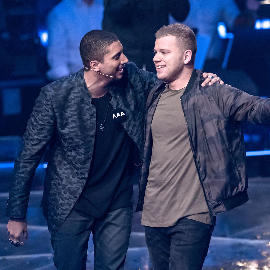 Andreas Bourani & Tay Schmedtmann beim "The Voice of Germany"-Finale 2016