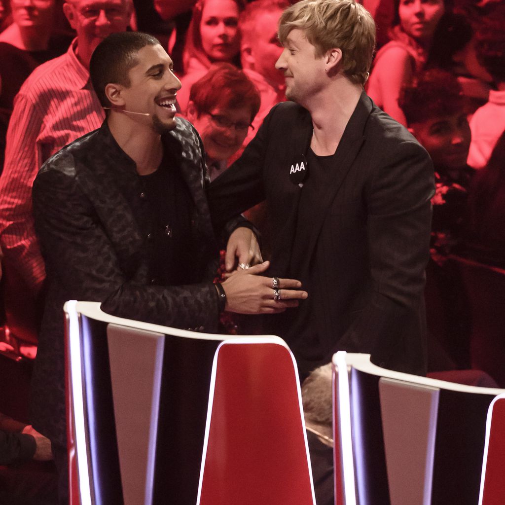 Andreas Bourani und Samu Haber bei "The Voice of Germany" 2016