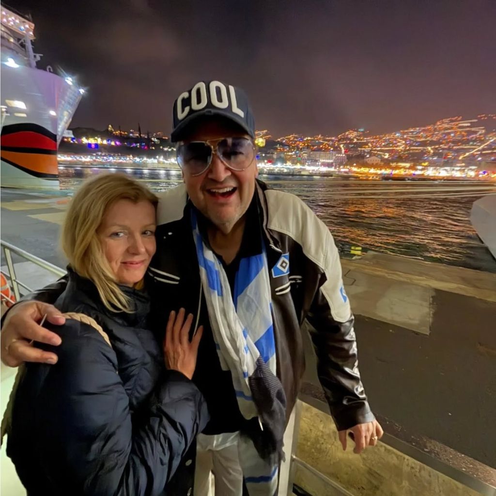 Andreas Ellermann mit seiner Partnerin Ilka, Dezember 2024