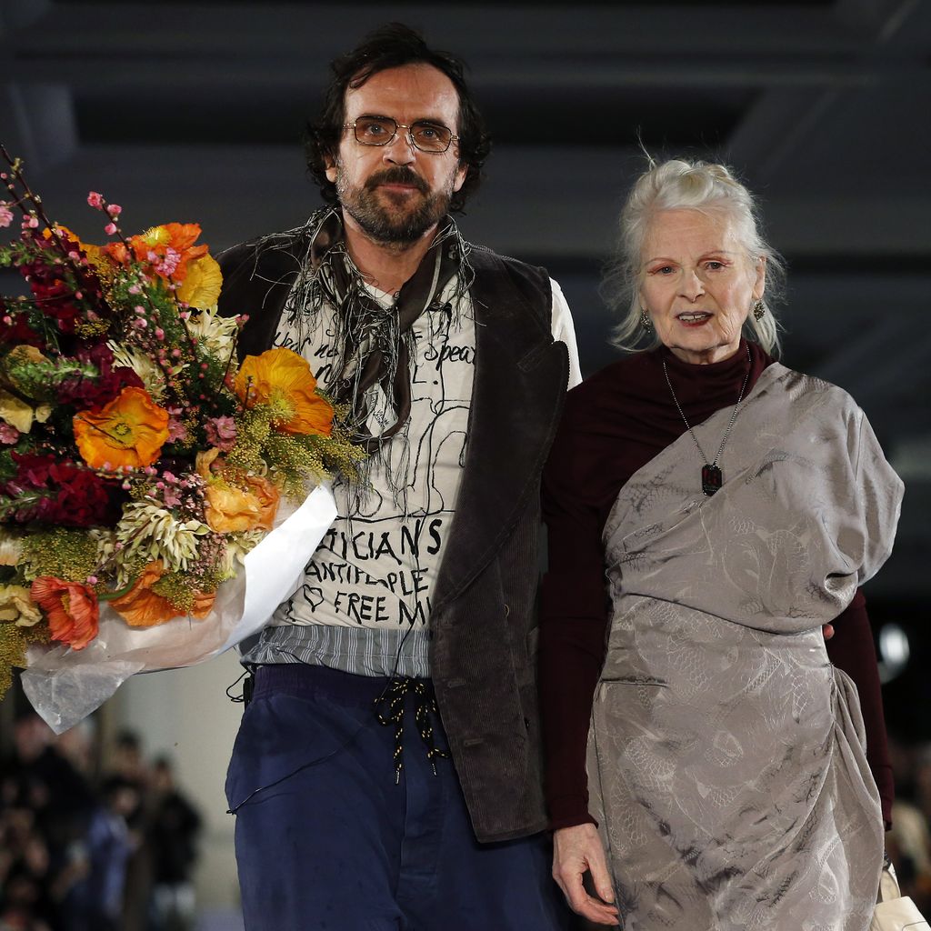 Andreas Kronthaler und Vivienne Westwood auf dem Laufsteg