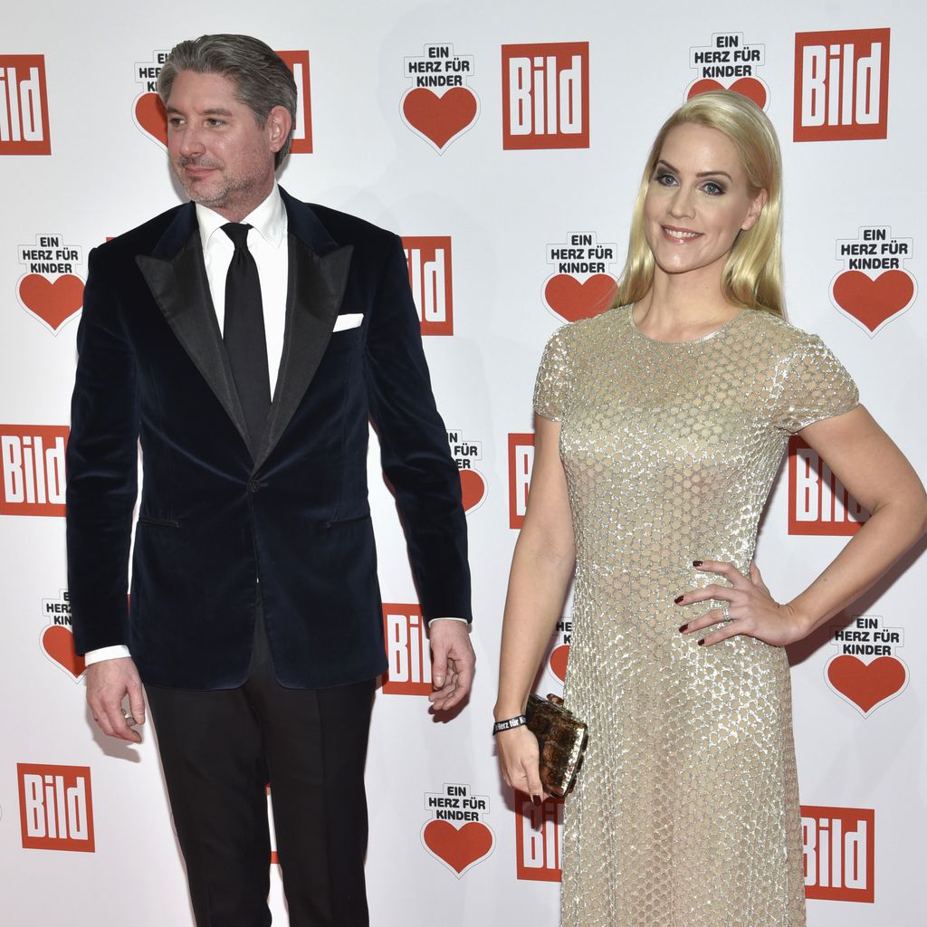Andreas Pfaff und Judith Rakers bei einem Event