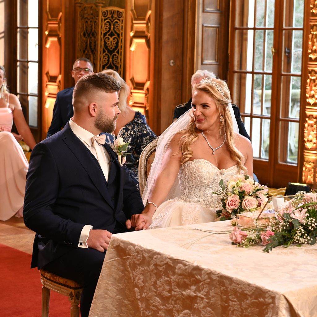 Alicia und Andreas bei ihrer "Liebe im Sinn"-Hochzeit