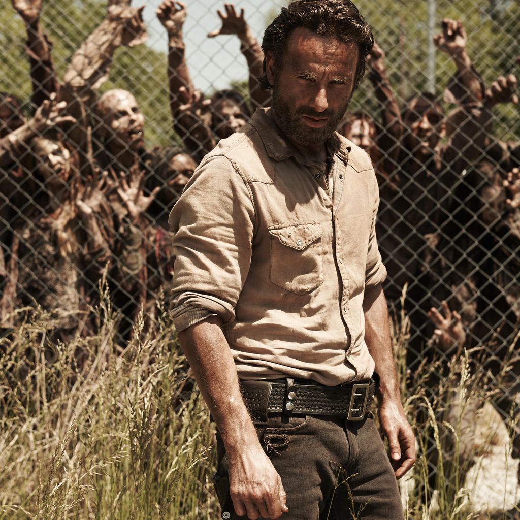Andrew Lincoln als Rick Grimes in "The Walking Dead" Staffel vier