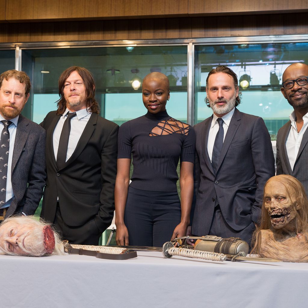 Scott M. Gimple, Norman Reedus, Danai Gurira, Andrew Lincoln & Lennie James