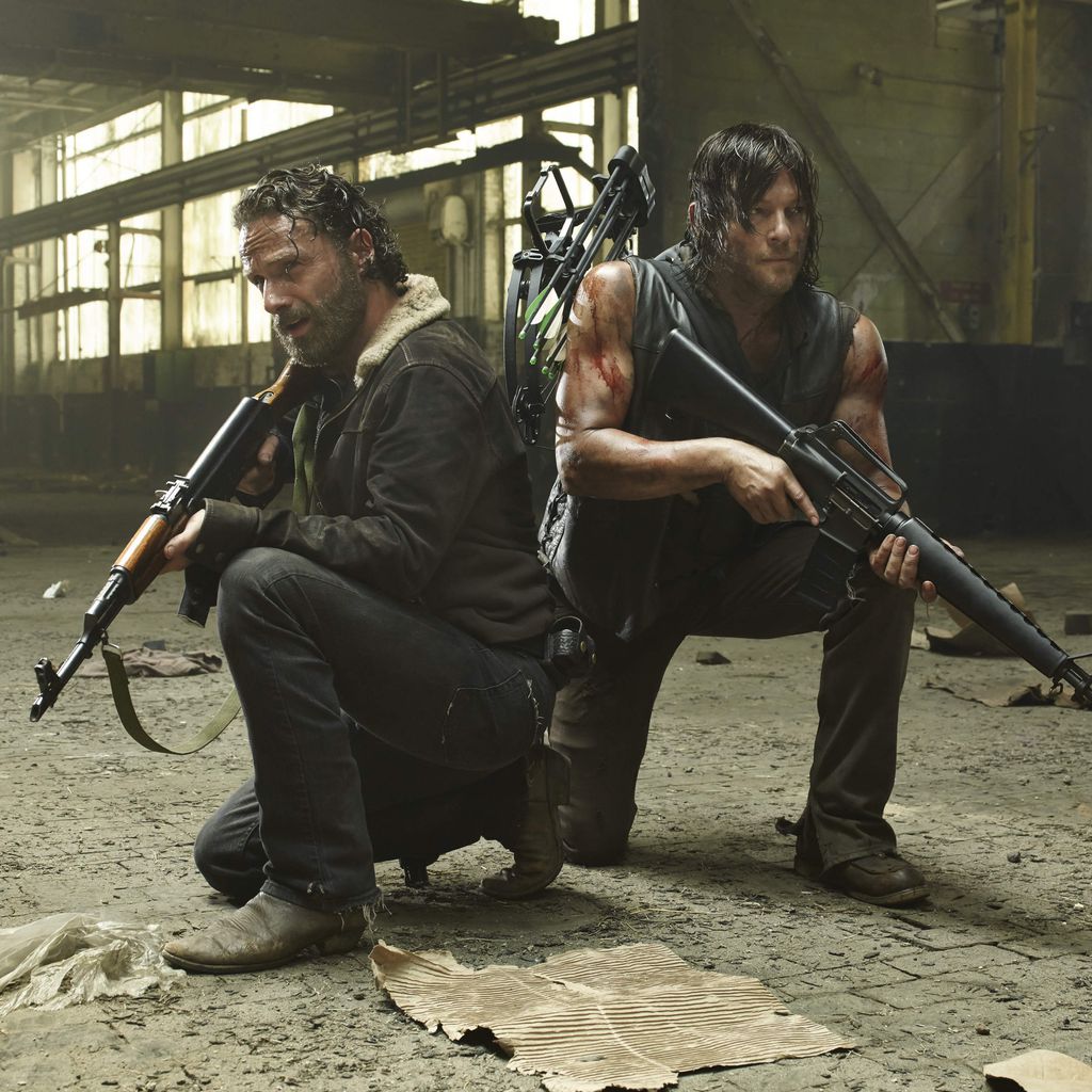 Andrew Lincoln und Norman Reedus in der 5. Staffel von "The Walking Dead"