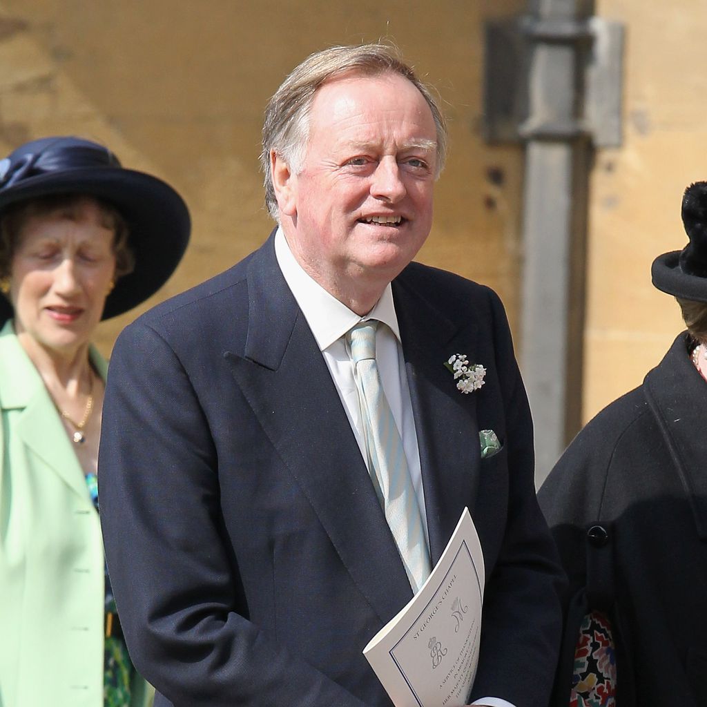Andrew Parker Bowles bei der St George's Kapelle in Windsor