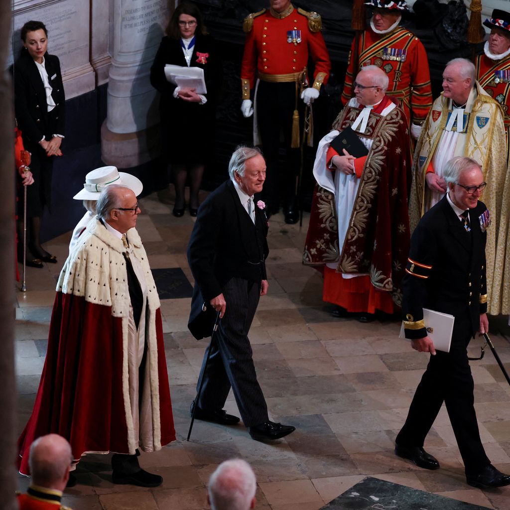 Andrew Parker Bowles bei der Krönung von König Charles im Mai 2023