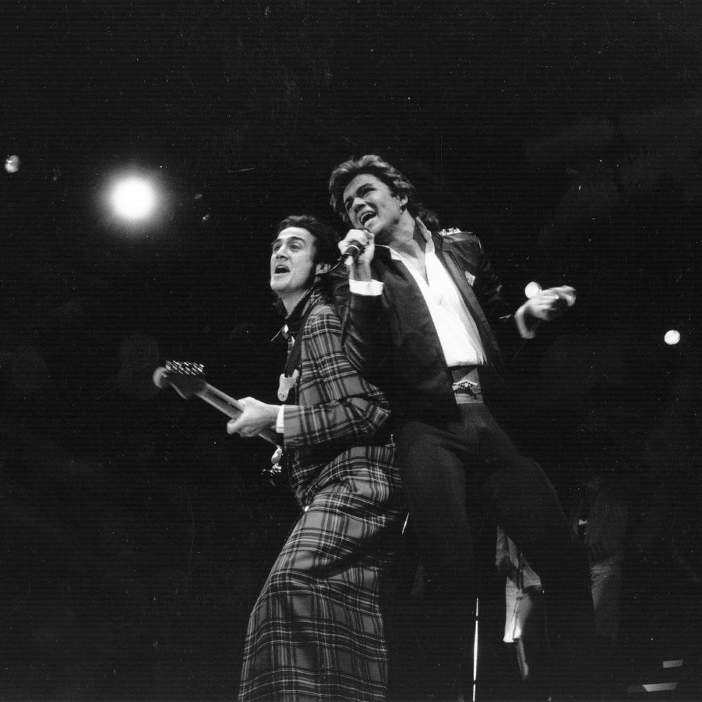 Andrew Ridgeley und George Michael als Wham!