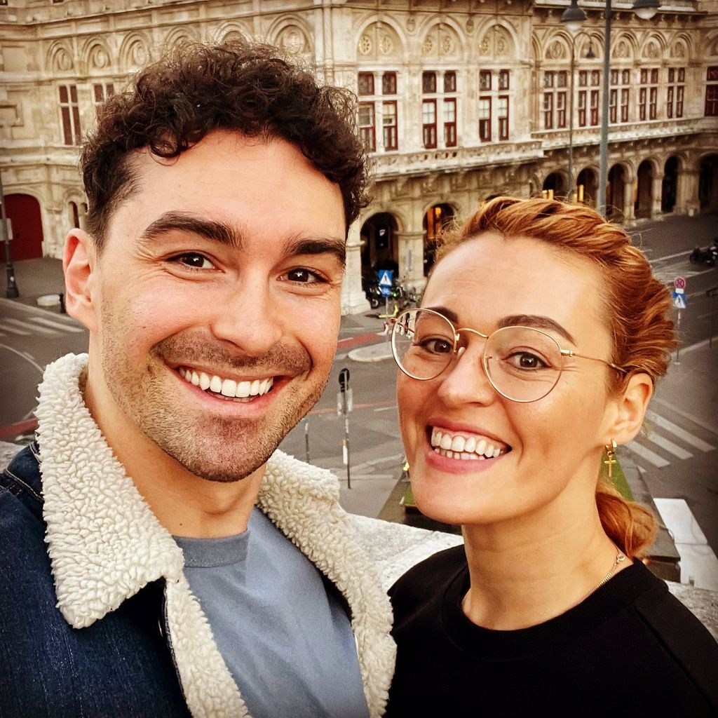 Andrzej Cibis mit seiner Frau Victoria