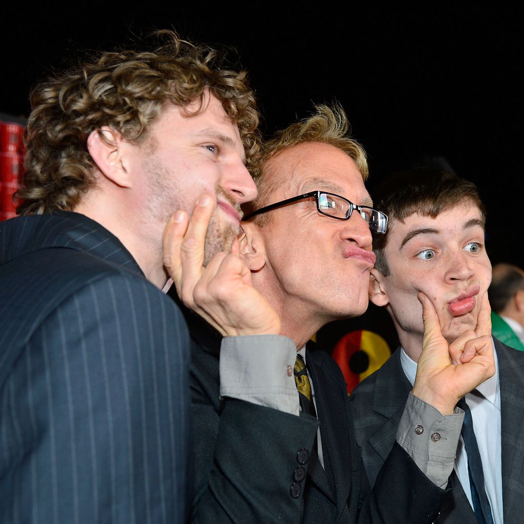 Andy Dick mit seinen Söhnen Lucas und Jacob