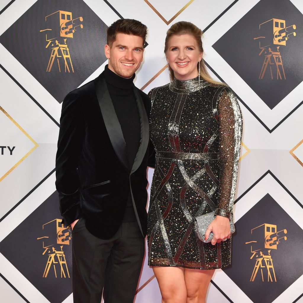 Andy Parsons und Rebecca Adlington im Dezember 2022 in Manchester