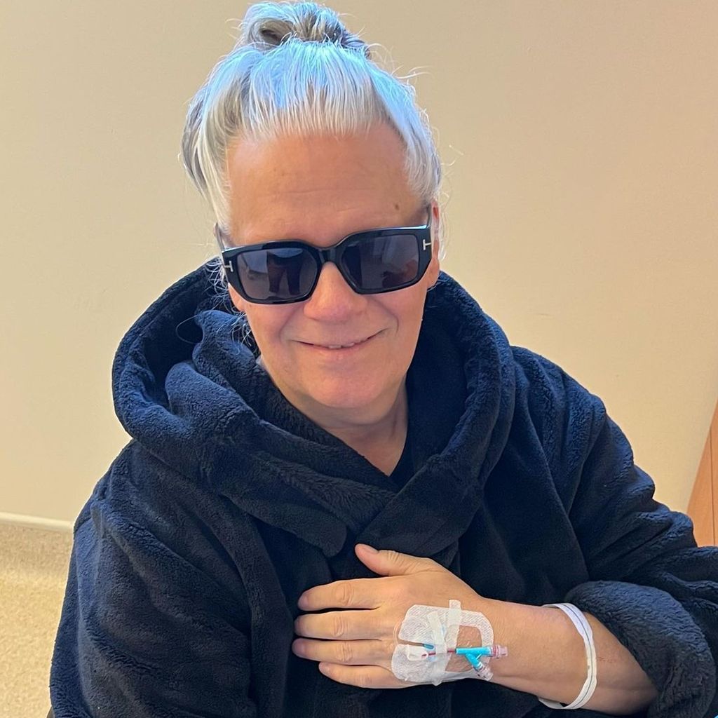 Andy Taylor während seiner Krebstherapie